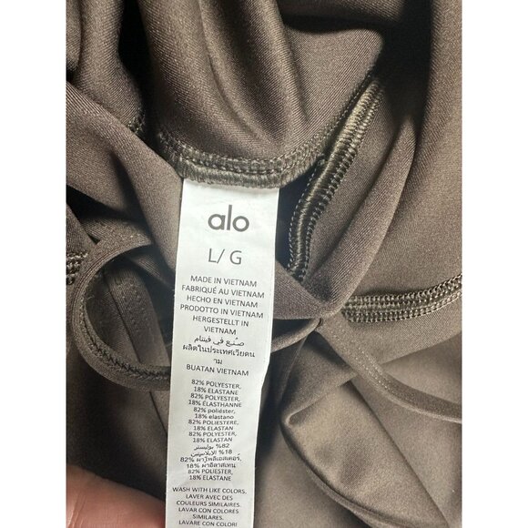 Alo Yoga Airlift Disco Daze Jumpsuit Espresso Size Large - Picture 5 of 12